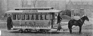 Horse-car transportation begins - 1834