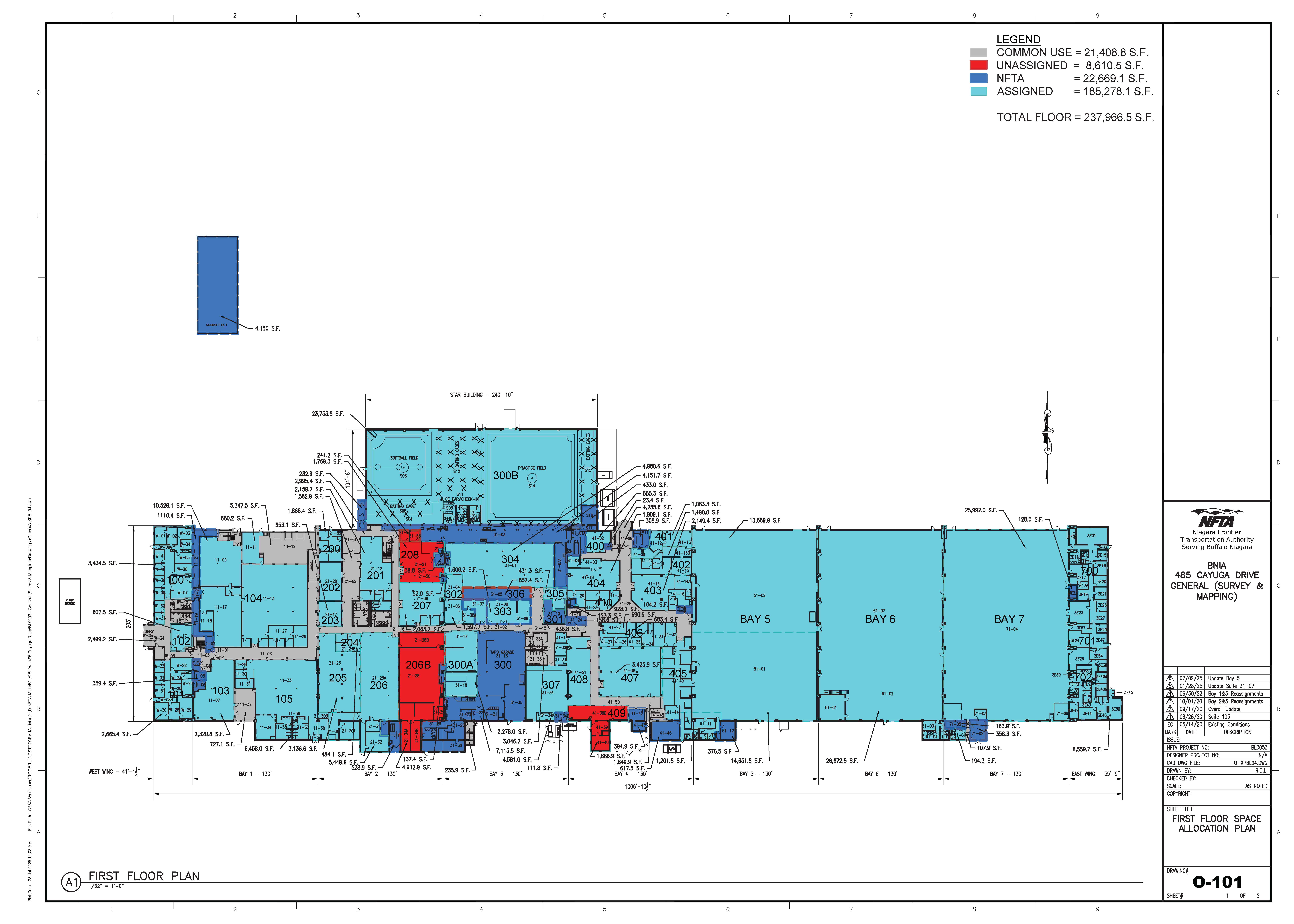 Overall site plan of 485 Cayuga Rd