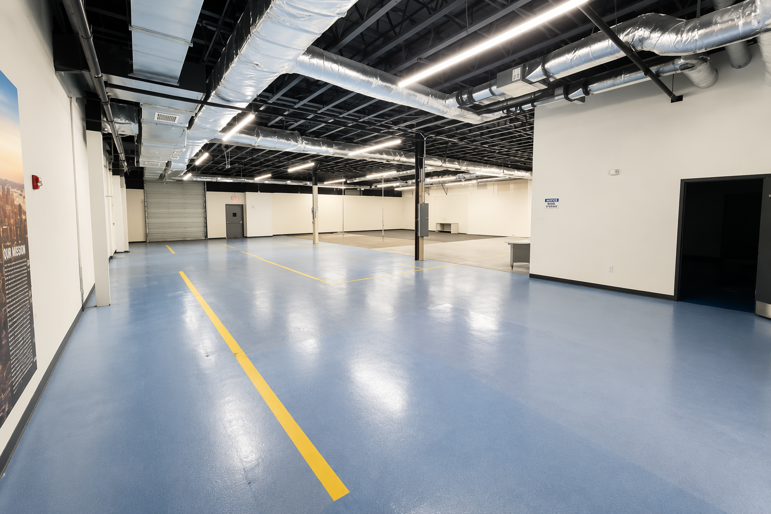 Suite 104 -Warehouse, production, clean room