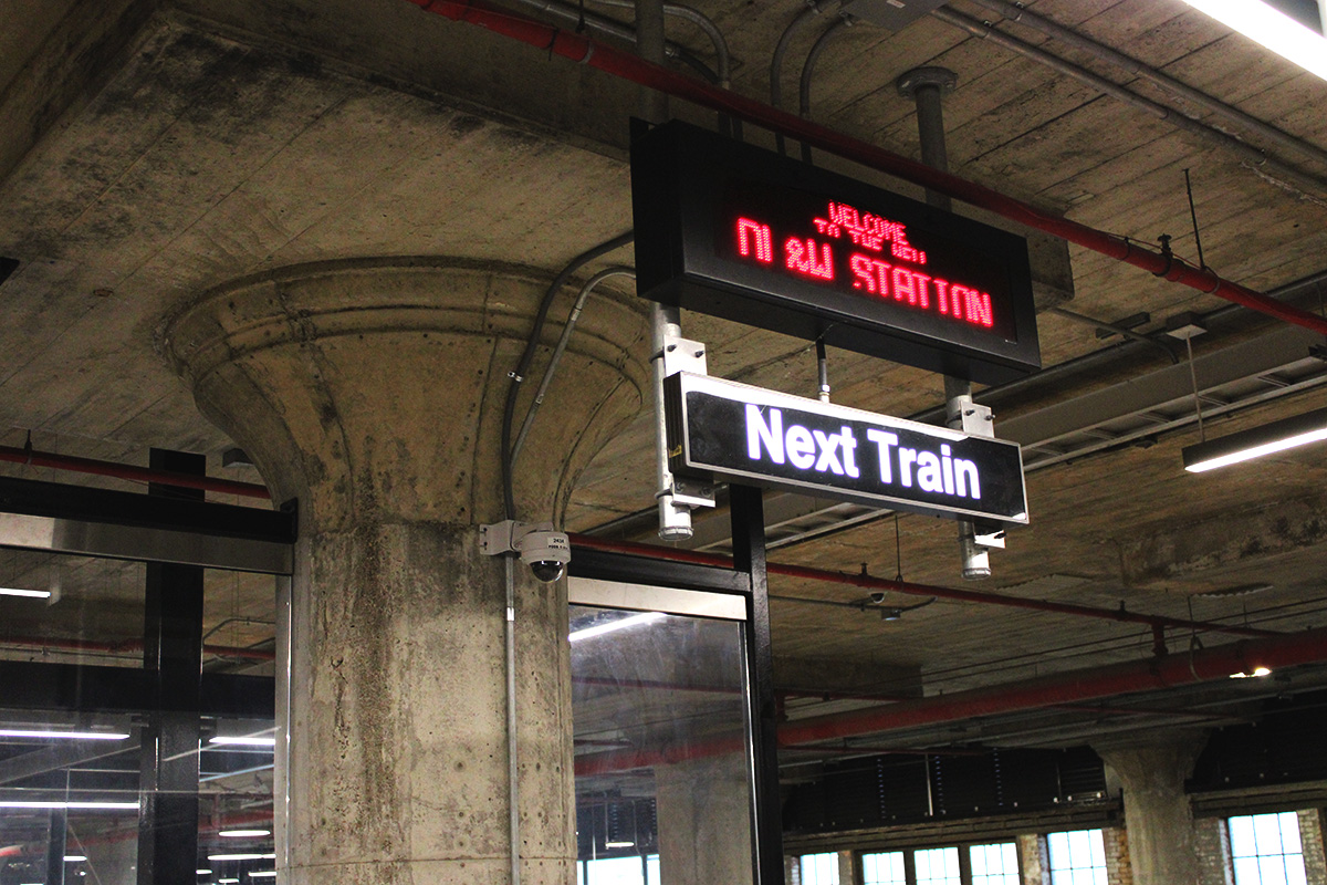 DL&W Rail Station sign